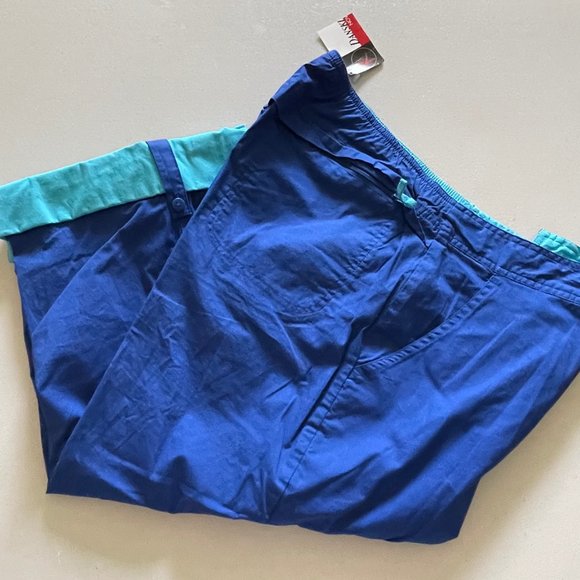 NWT Royal Blue Danskin Capri Pants-Large 12-14 - Picture 5 of 6
